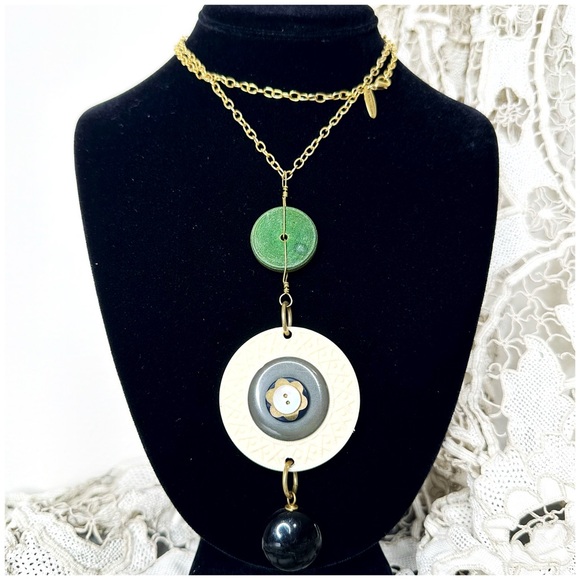 Anthro “Crème de Menthe Necklace” by Lenora Dame - Picture 11 of 11